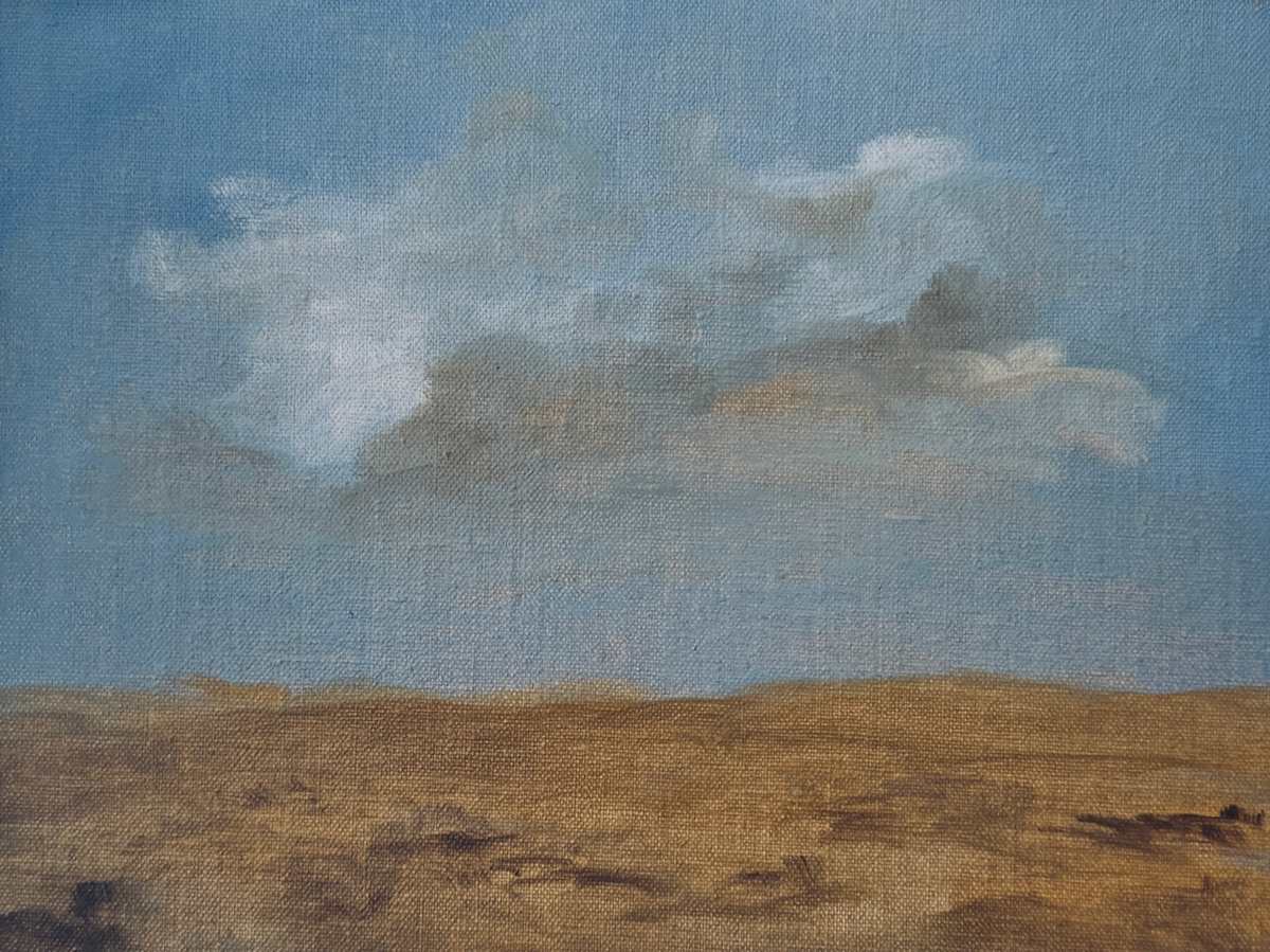 Cloudline Over Desert Silence by Alex Wilhite 