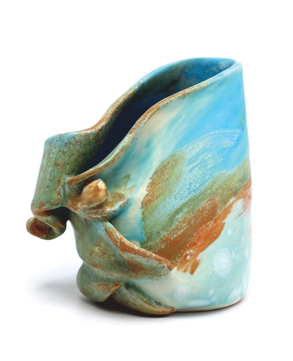 DEEP SEASIDE VASE by Laurence Elle Groux, Image 4.