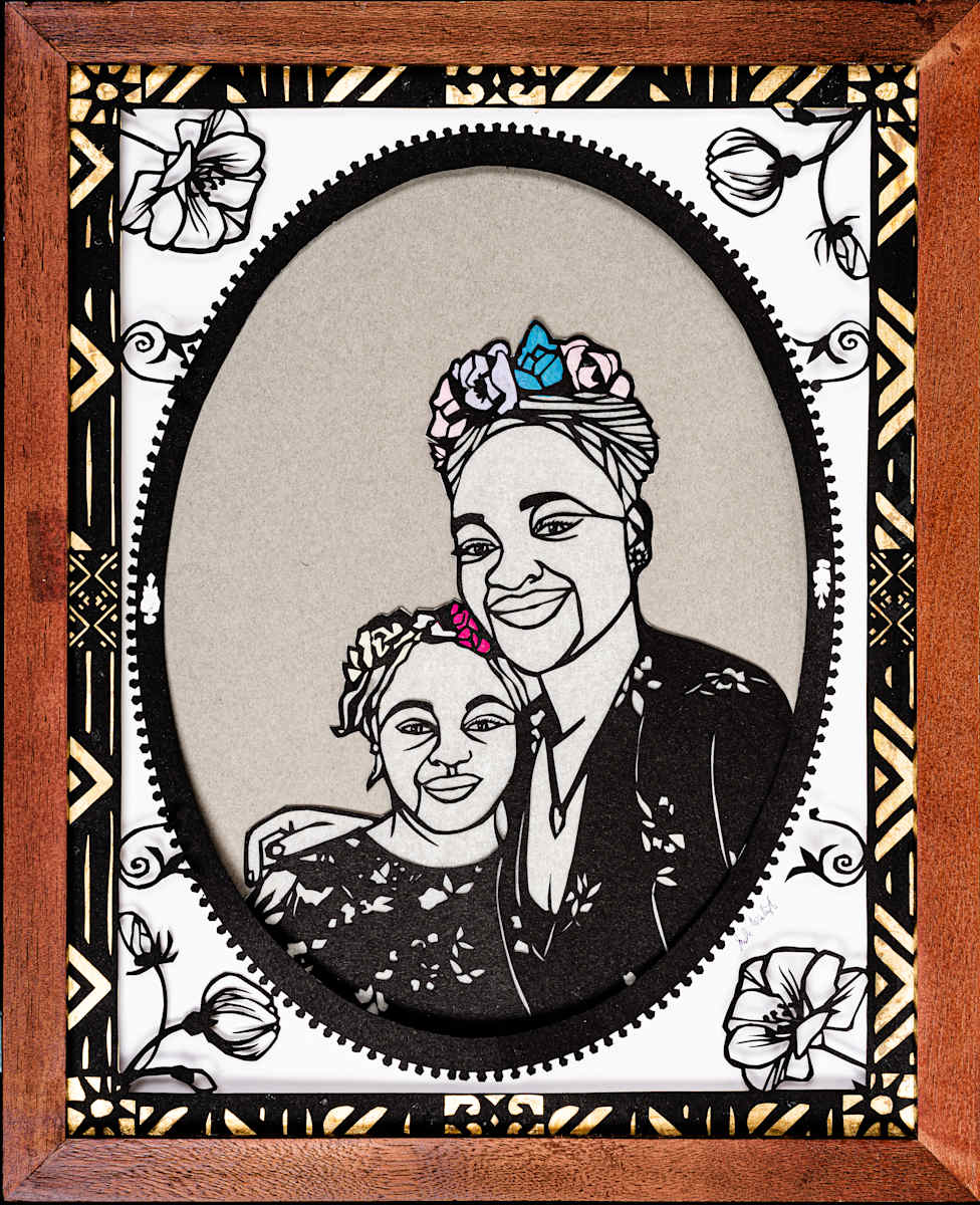 Mother and Daughter by Janelle Washington 