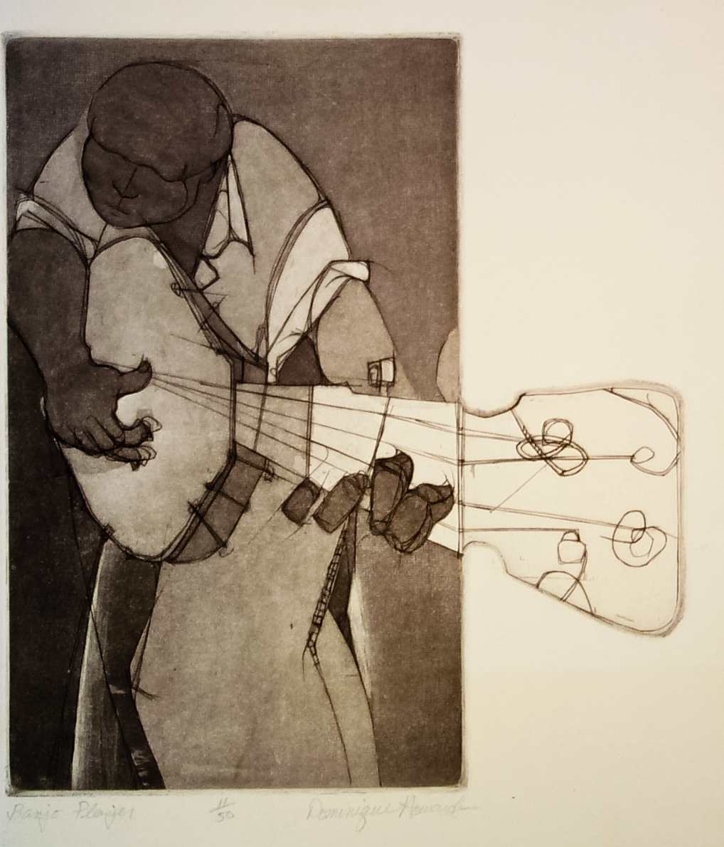 Banjo Player by Dominique Simmons 