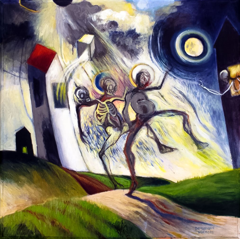 Jesus & Buddha Dance by Dominique Simmons, Image 1.