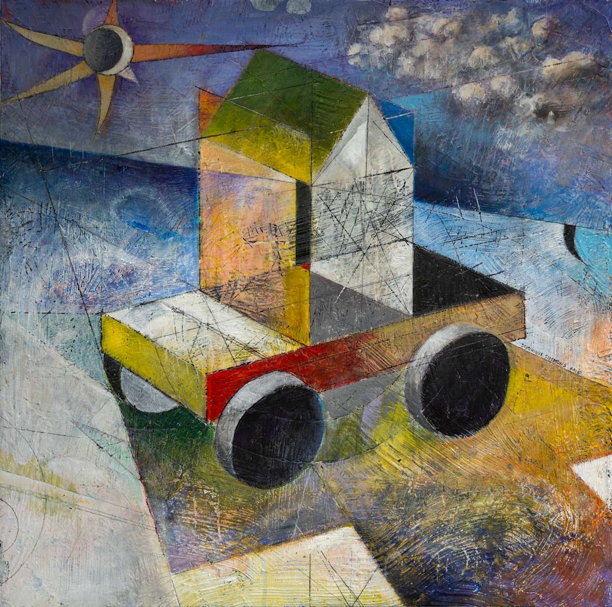 Between Dimensions by Dominique Simmons Art 