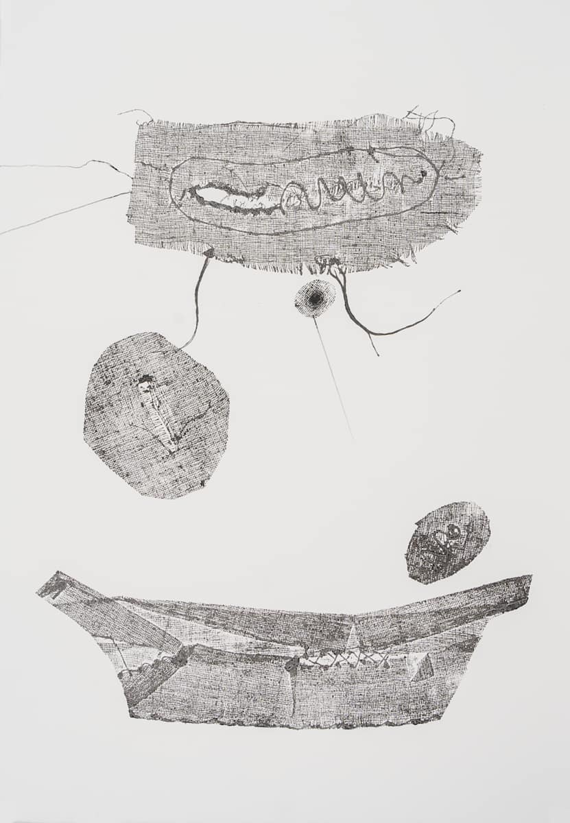 Seeded Cloud with Boat by Dominique Simmons 