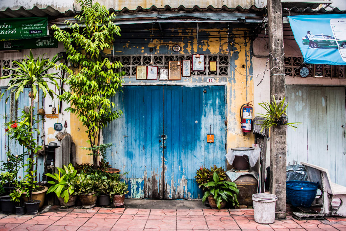 Blue Door - Bangkok, Thailand 