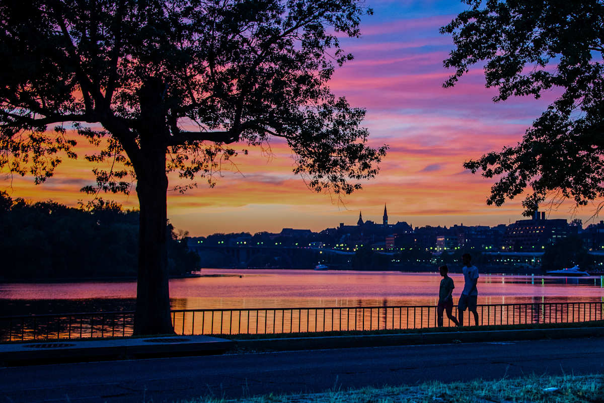 Georgetown Sunset - Washington DC, Image 1.
