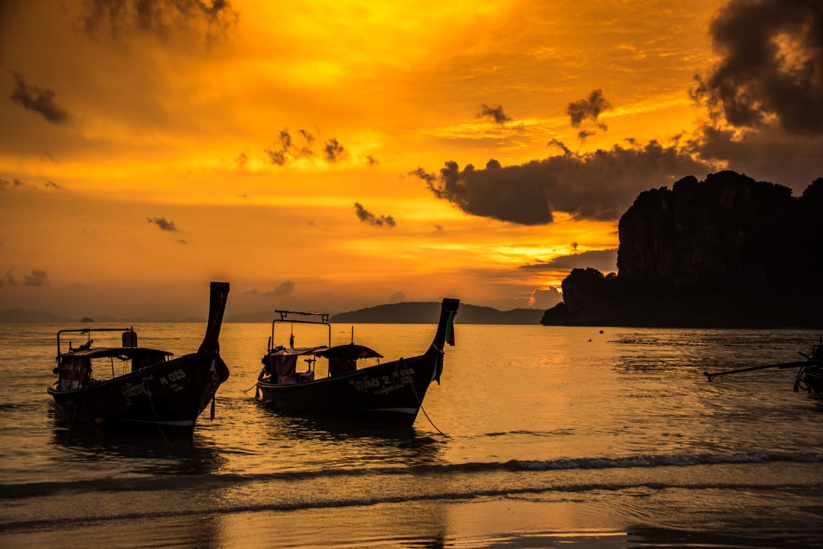 Sunset - Railay Beach, Thailand 