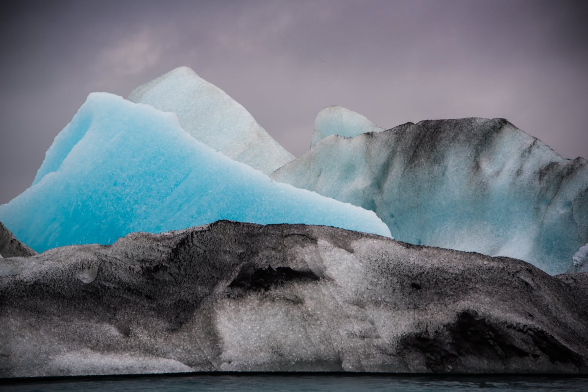 Iceberg Abstract 1 - Jökulsárlón, Iceland by Jenny Nordstrom 