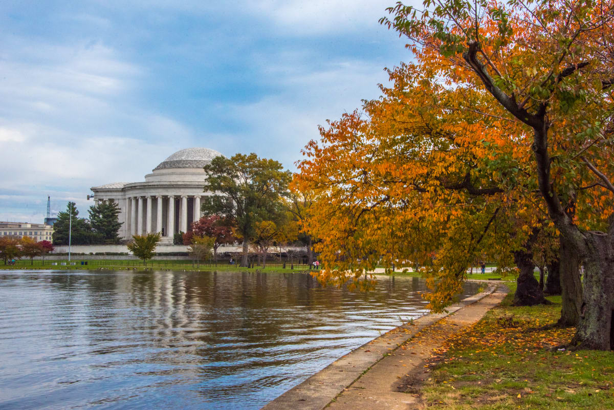 Jefferson Memorial in Autumn 