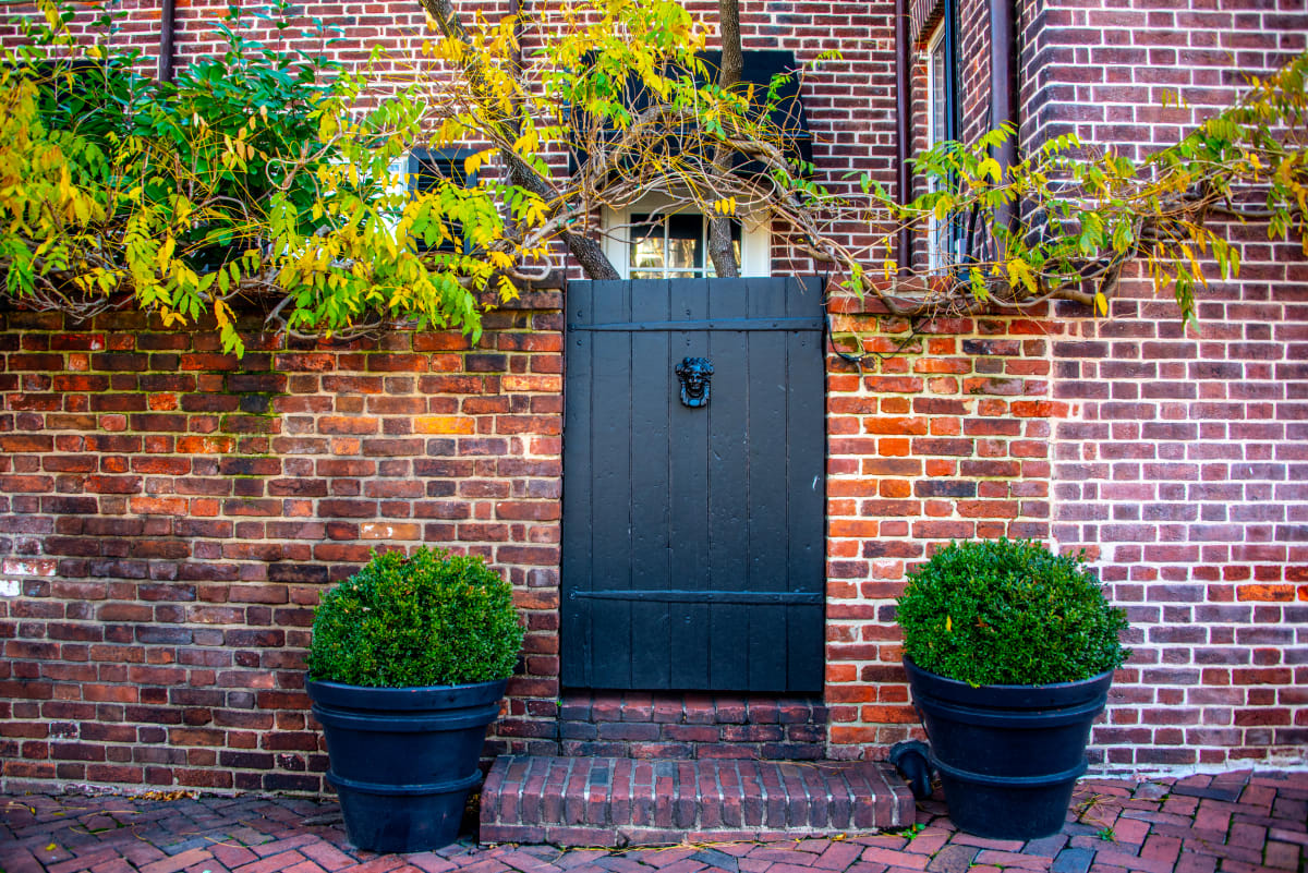 Brick Wall with Gate - Alexandria 