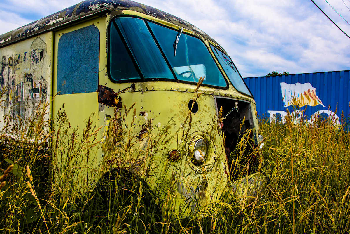 Abandoned Van - Michigan, Image 1.