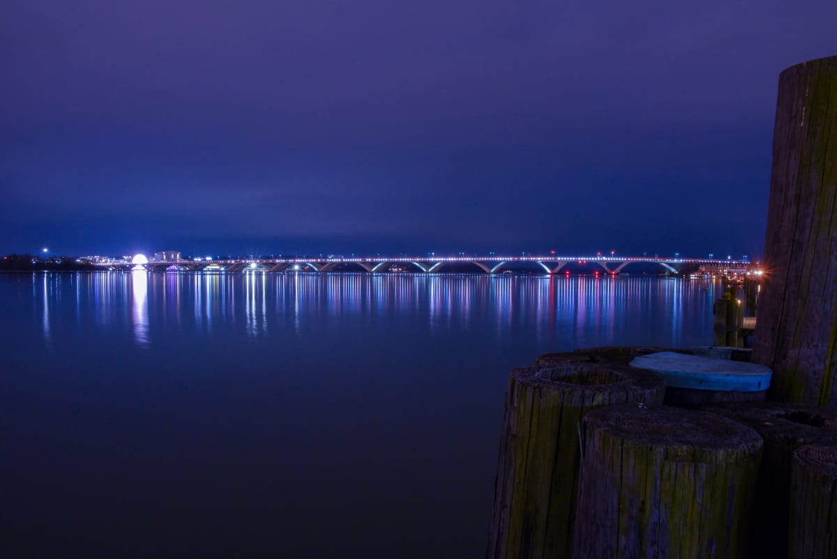 Wilson Bridge Reflection - Alexandria, Virginia 