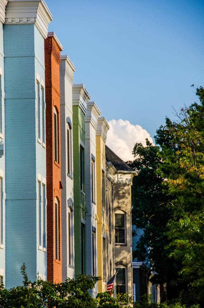 Vibrant Rowhouses - Capitol Hill by Jenny Nordstrom 