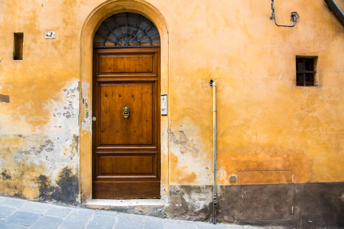 Golden Doorway - Siena, Italy 