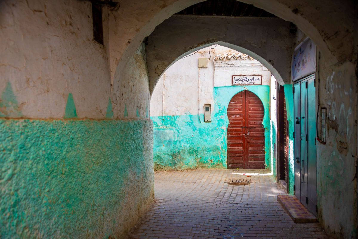 Through the Archway - Moulay Idriss Zerhoun, Morocco 
