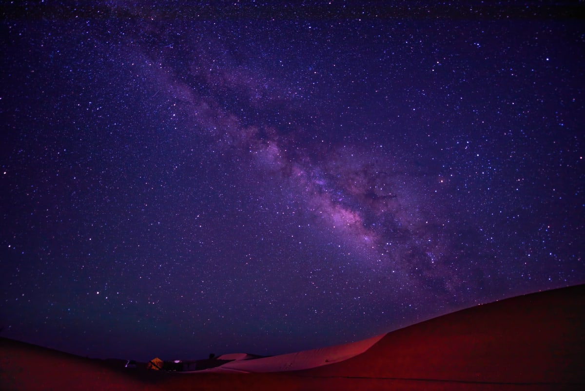 Milky Way over the Sahara Desert - Morocco by Jenny Nordstrom 