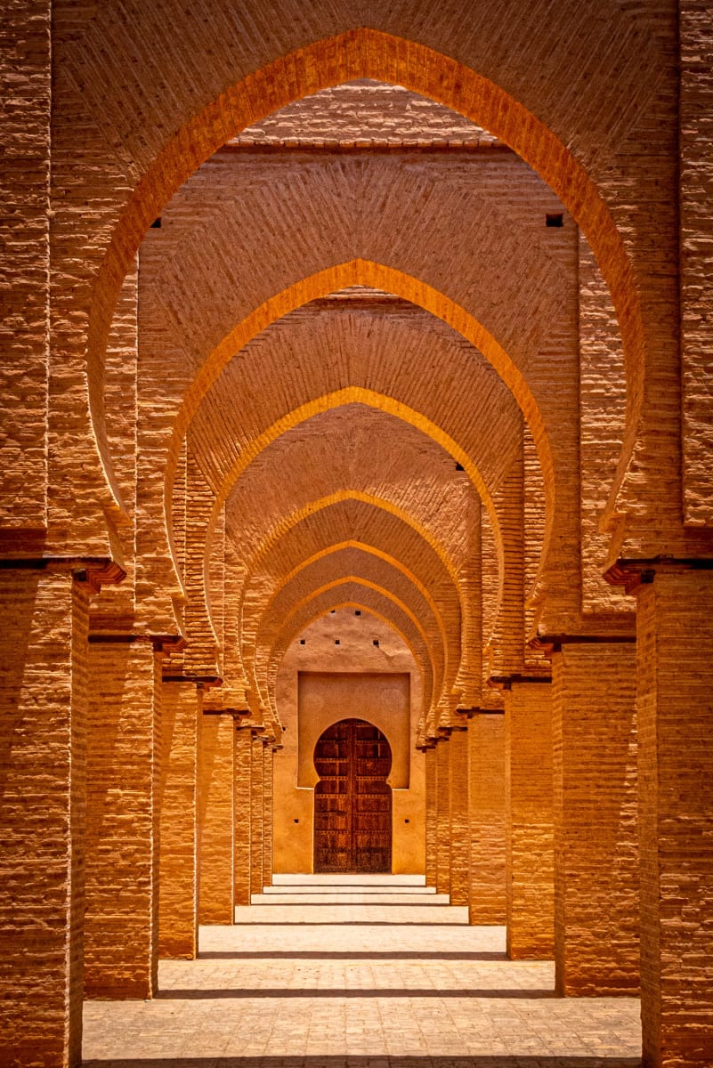 Arches at the Tinmel Mosque - Morocco by Jenny Nordstrom 