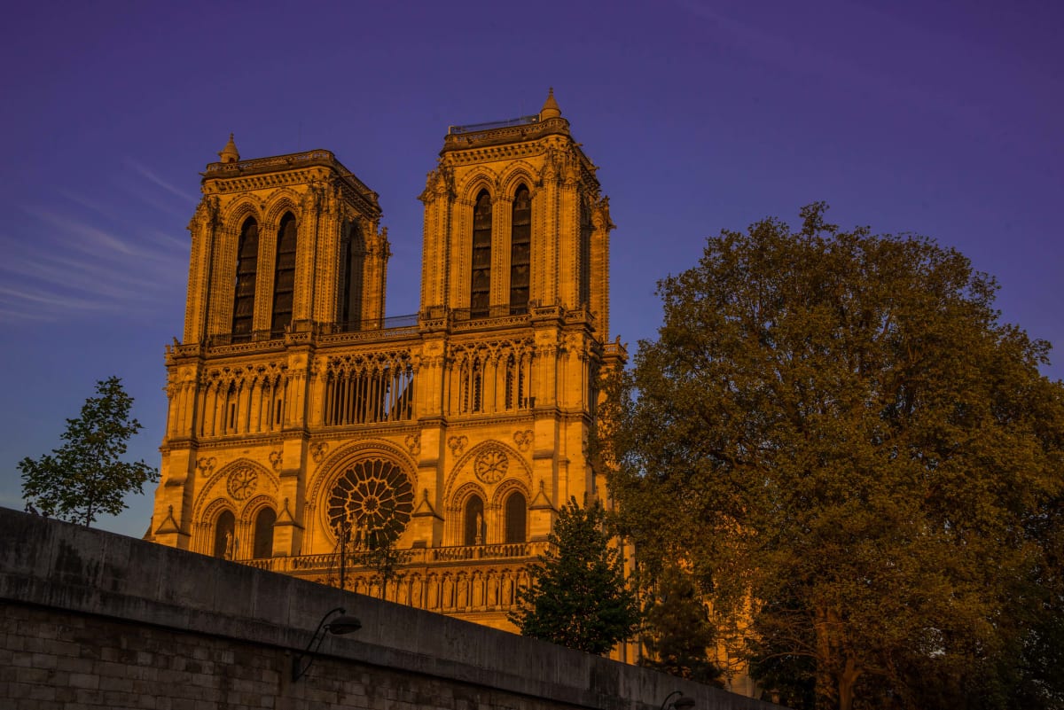 Notre Dame at Golden Hour - Paris 