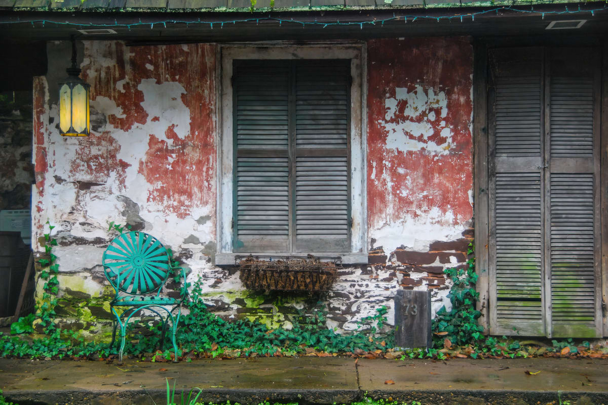 Rustic Wall & Chair in Pennsylvania by Jenny Nordstrom 