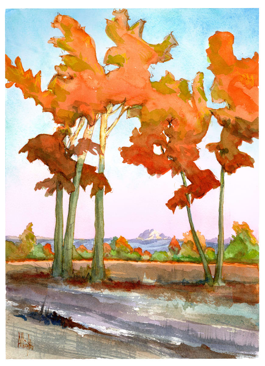 Autumn Mt. Stuart by Sam Albright 