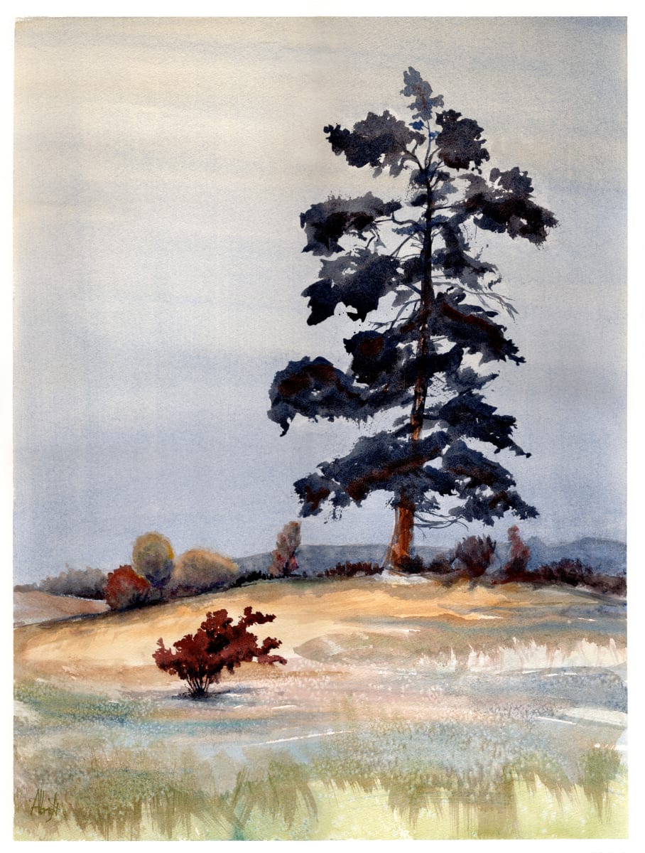Bush and Lone Pine by Sam Albright 