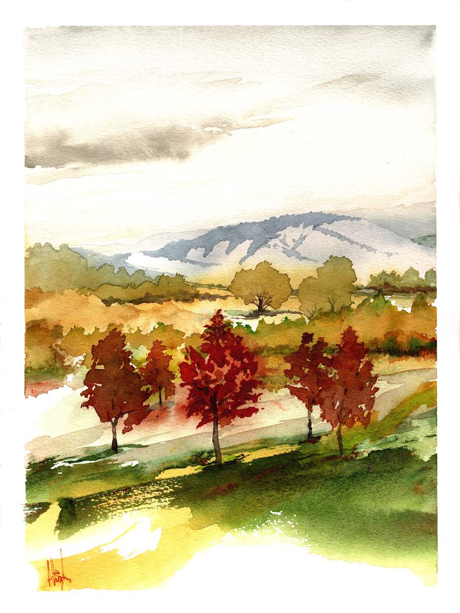 Fall Trees #1 by Sam Albright, Image 1.