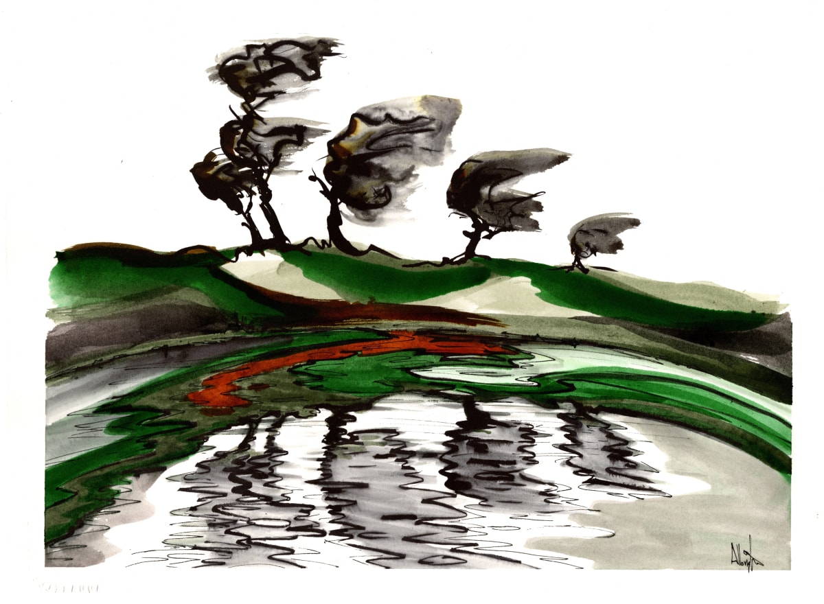 Four Tree Pond by Sam Albright, Image 1.