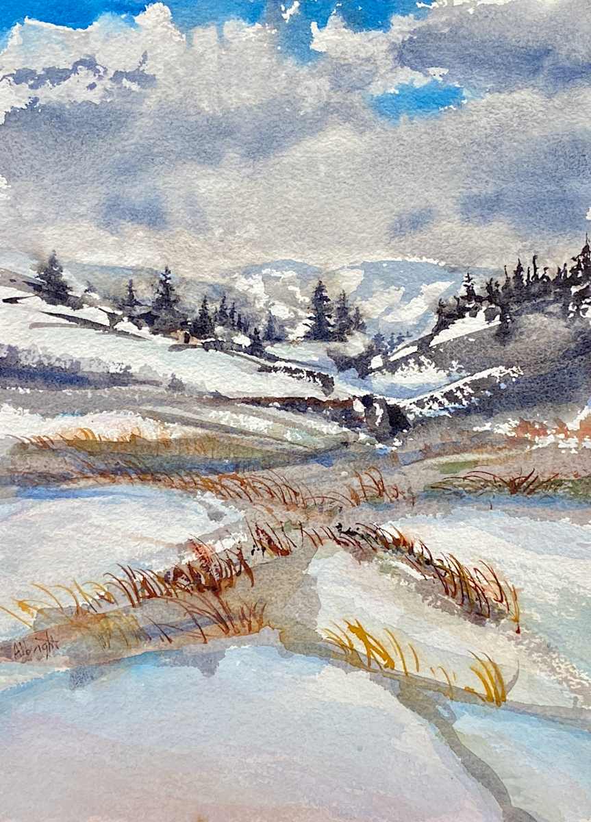 Grasses Bursting Through by Sam Albright 