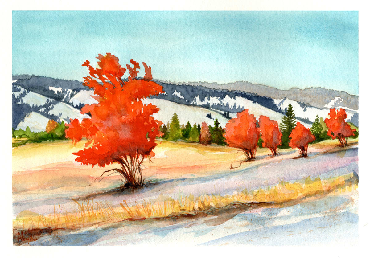 Hawthorns Burning #2 by Sam Albright 