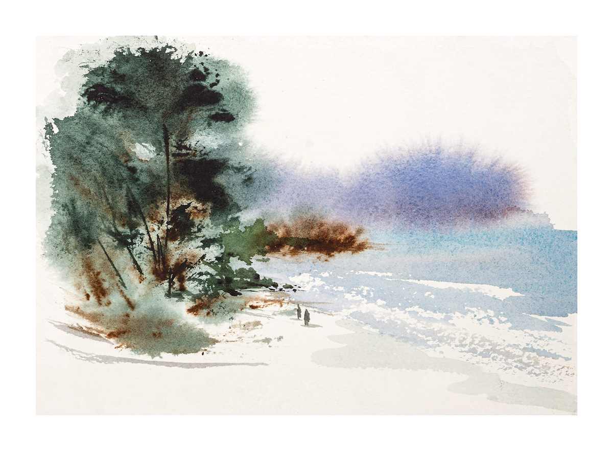 Misty Beach by Sam Albright, Image 1.