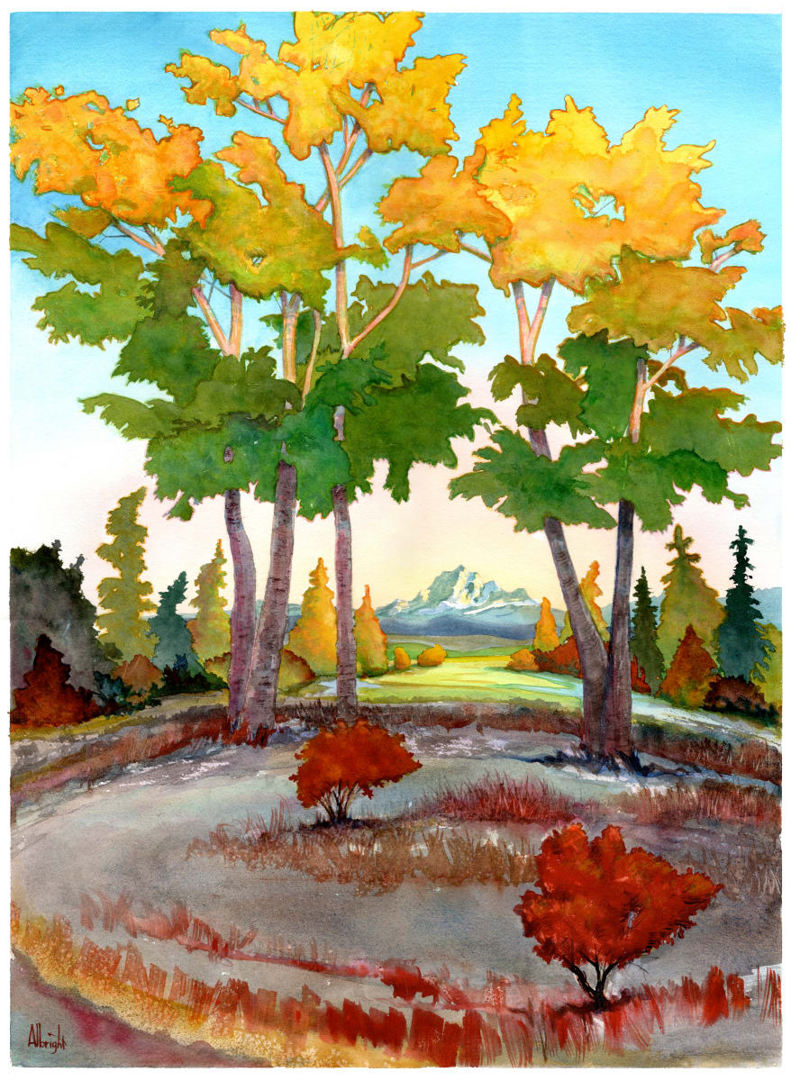 Mt. Stuart Autumn by Sam Albright 