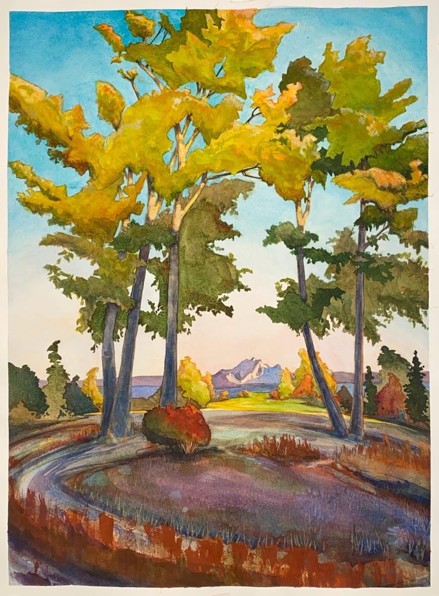 Mt. Stuart in Autumn by Sam Albright 