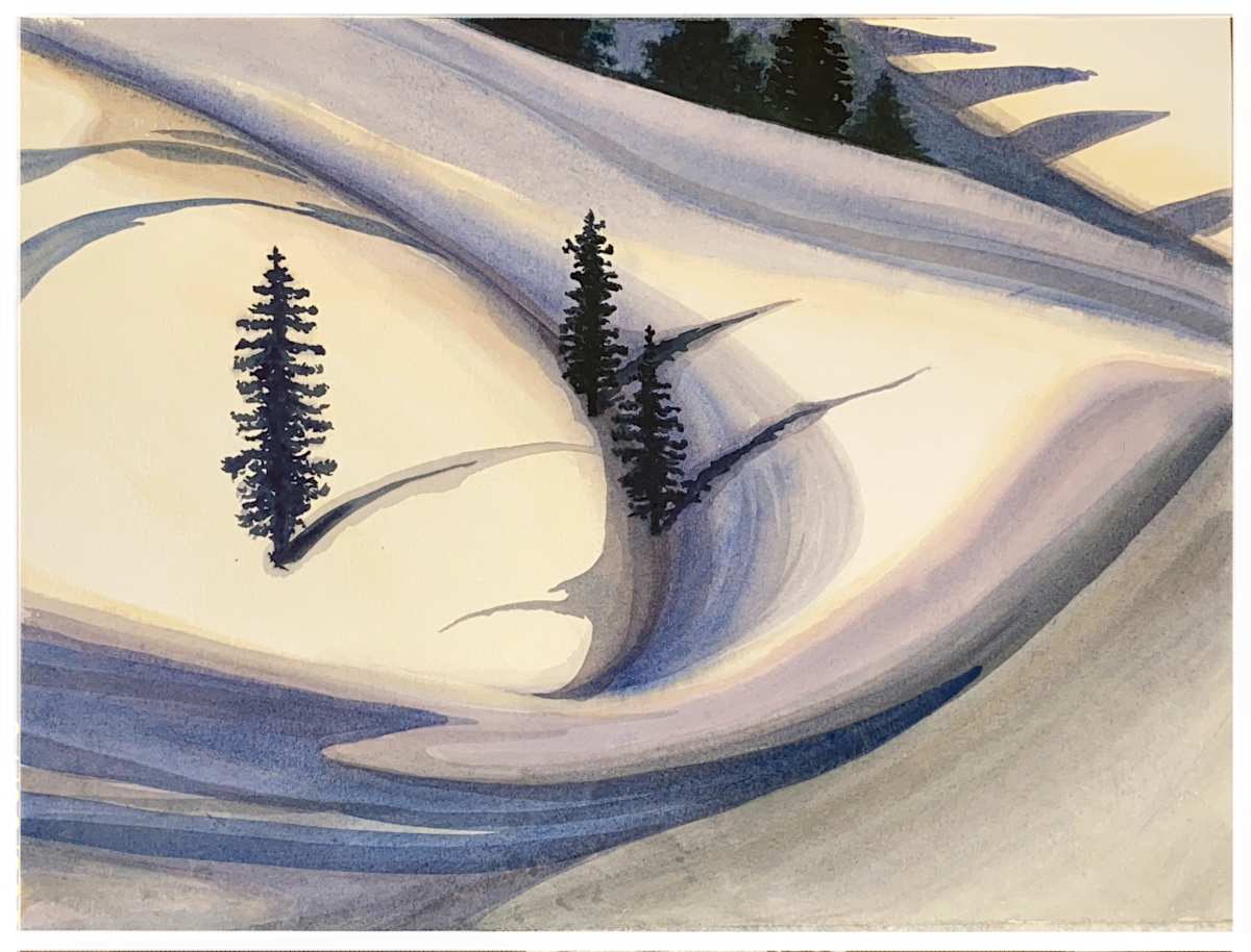 Snow Curves by Sam Albright, Image 1.