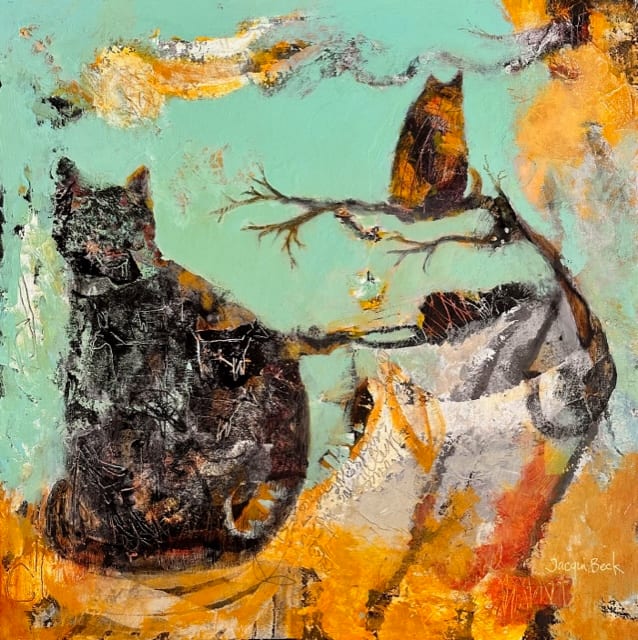 Night Cats by Jacqui Beck 