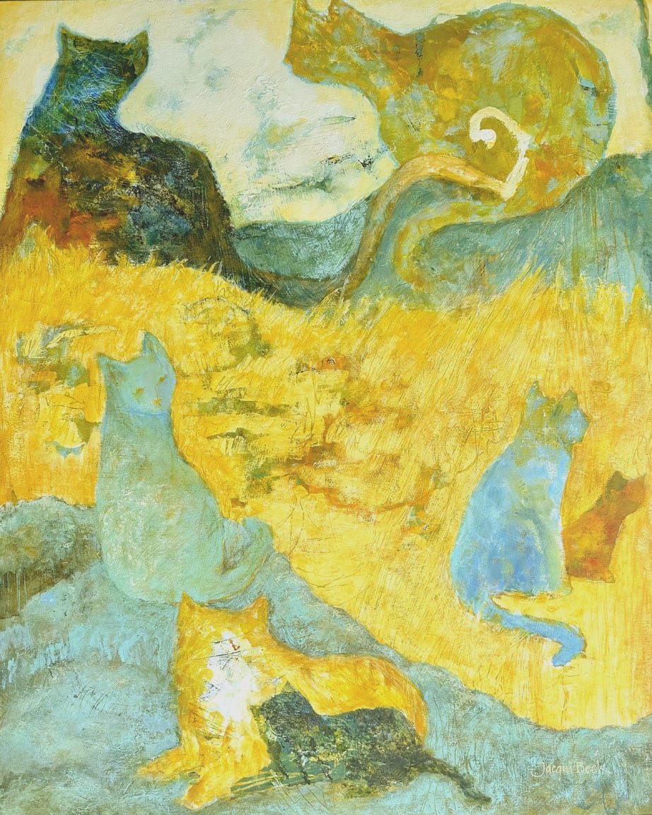 Some Cats by Jacqui Beck 