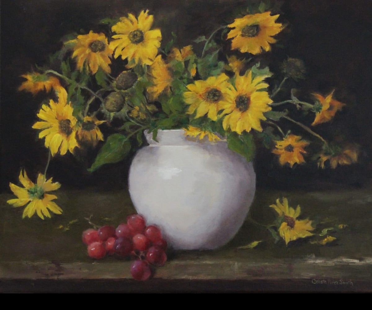 End of Summer Sunflowers by Celeste Perez Smith Fine Art 