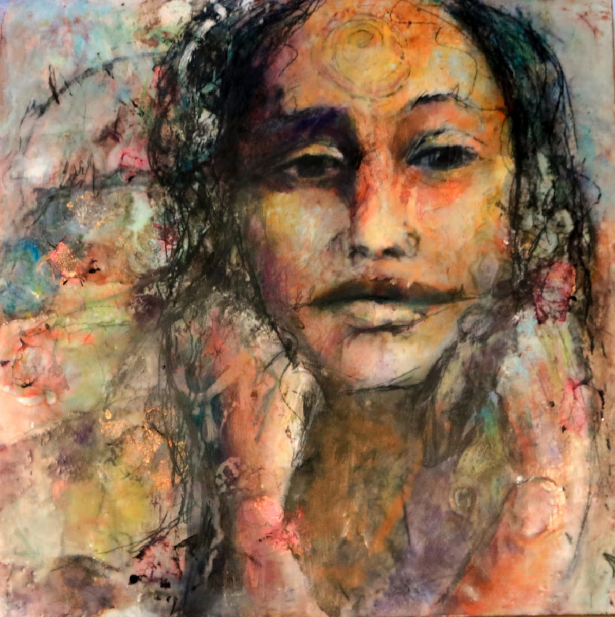 Spiral Goddess Doll by Angela Wimmer 