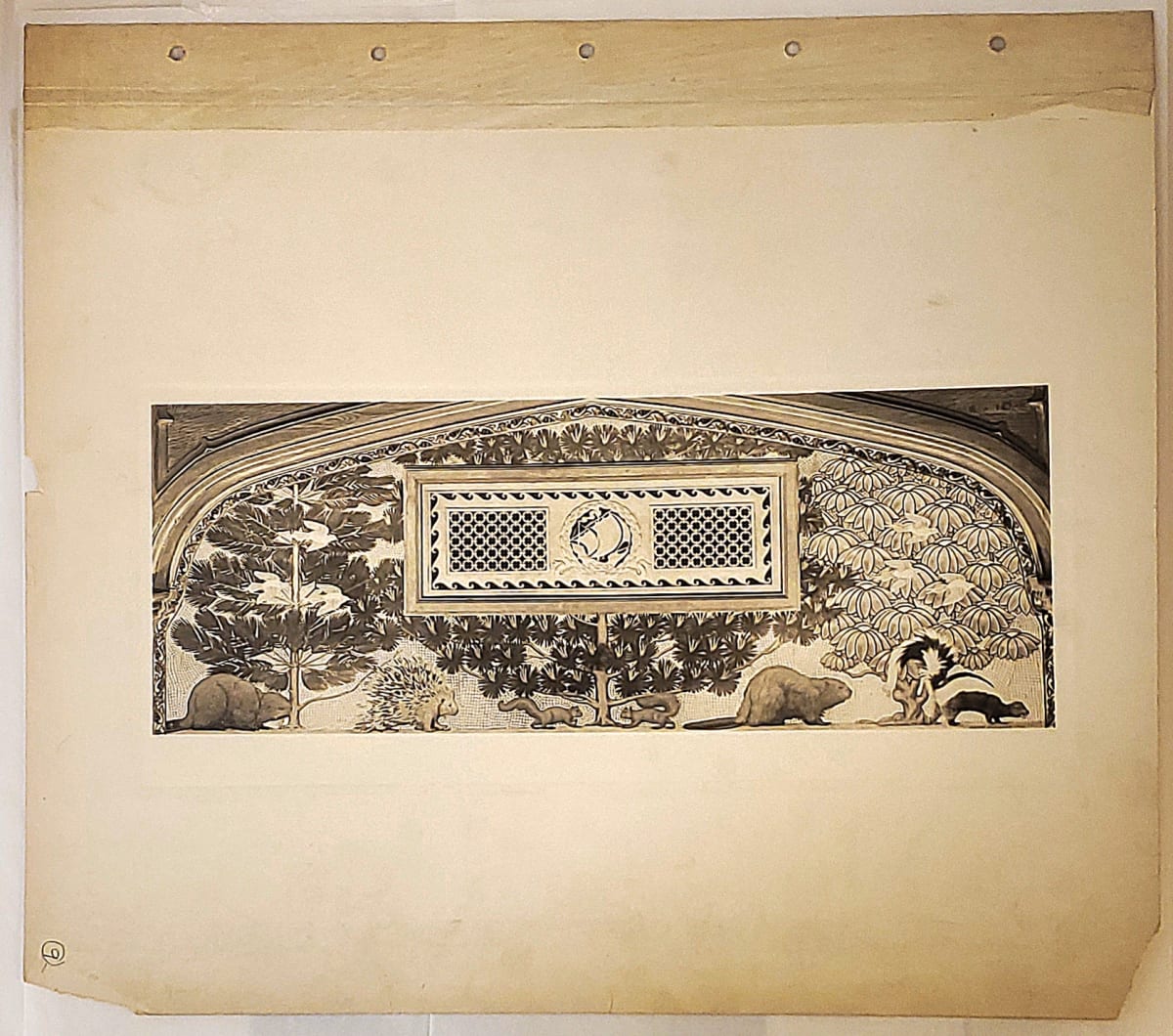 Mural 9, Washington Irving High School, NYC by Barry Faulkner 