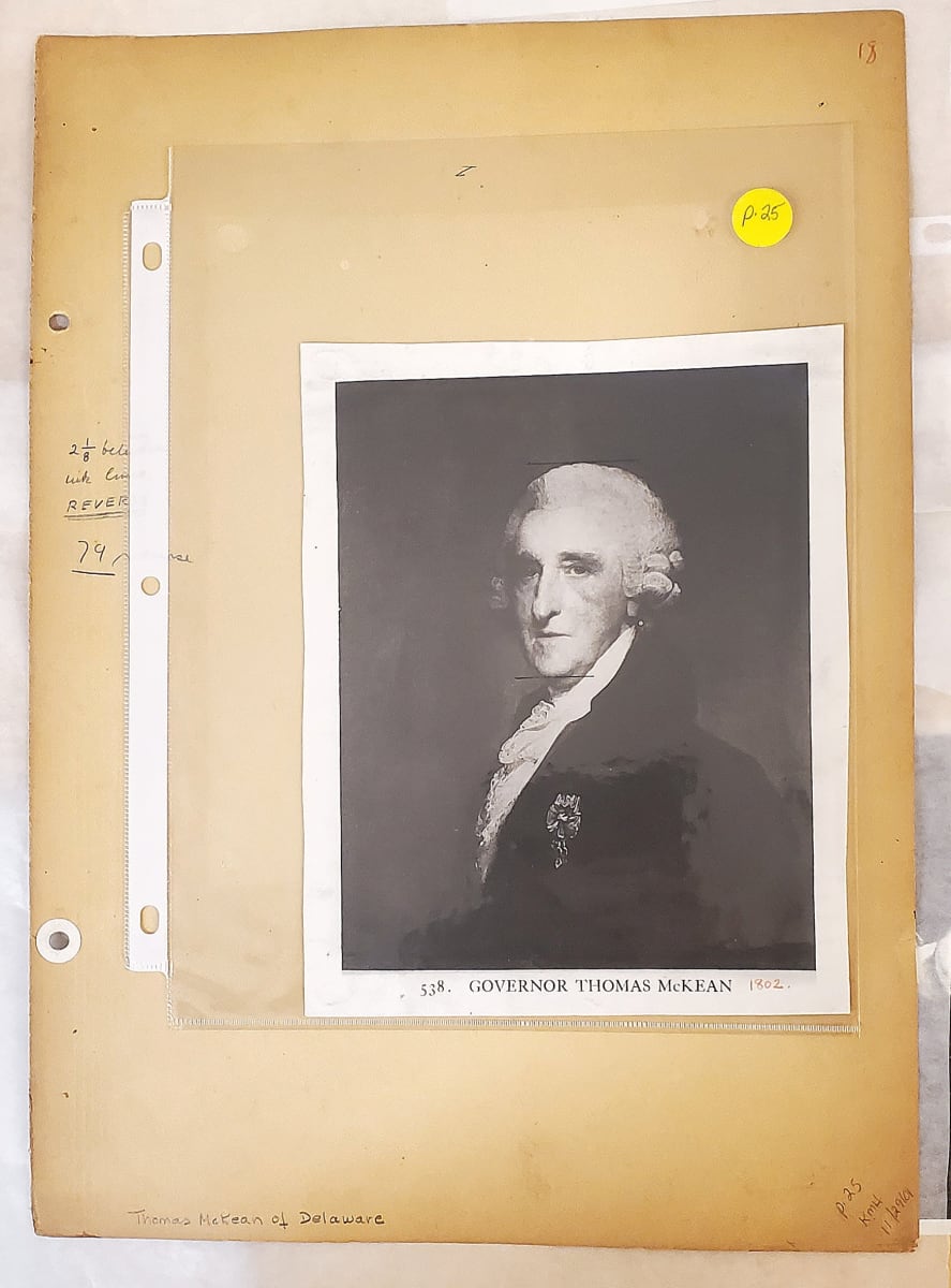 P. 25 Thomas McKean of DE by Barry Faulkner 