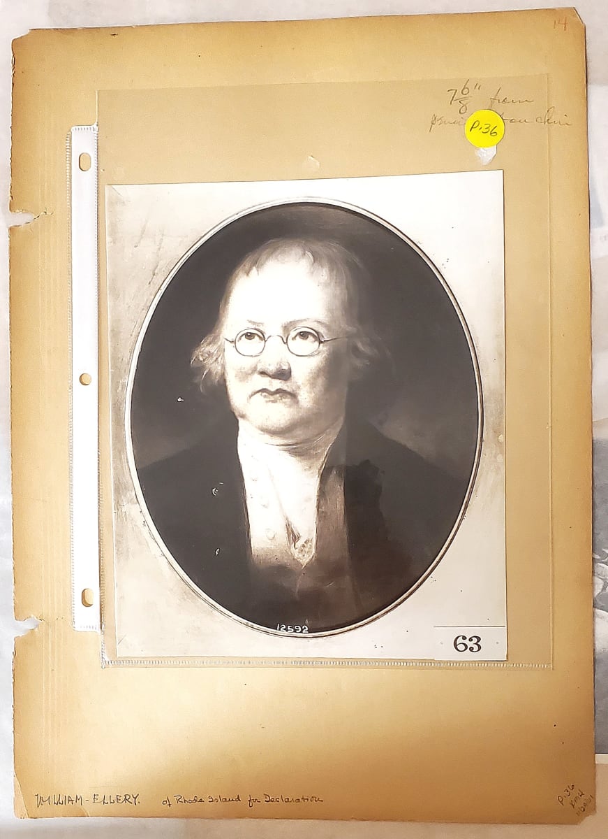 P. 36 William Ellery of RI for Declaration by Barry Faulkner 