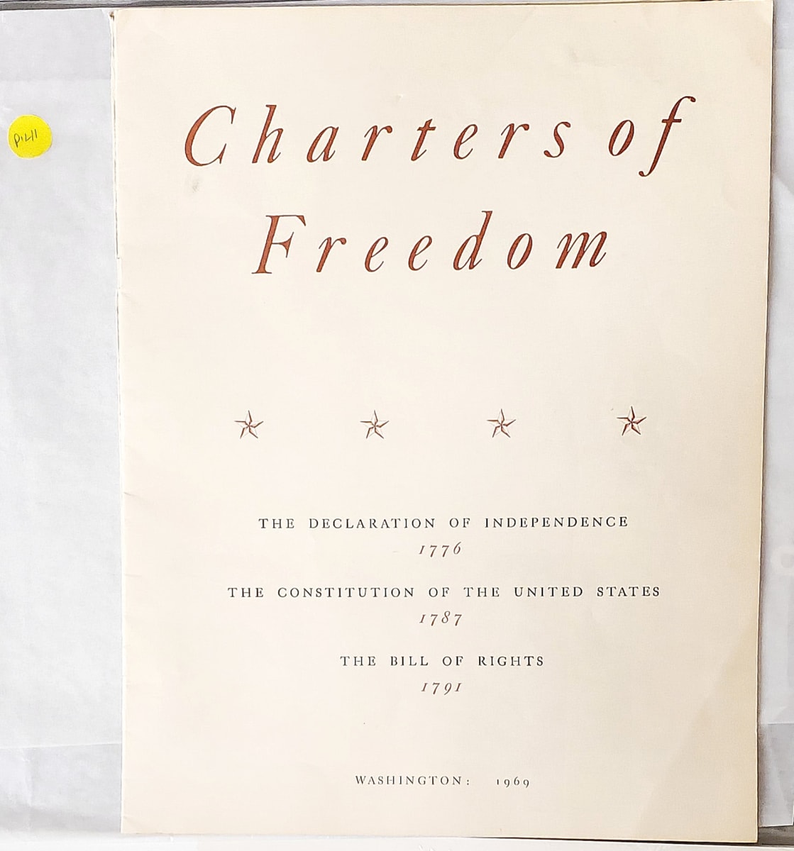 P. 41 Book of "Charters of Freedom" by Barry Faulkner 