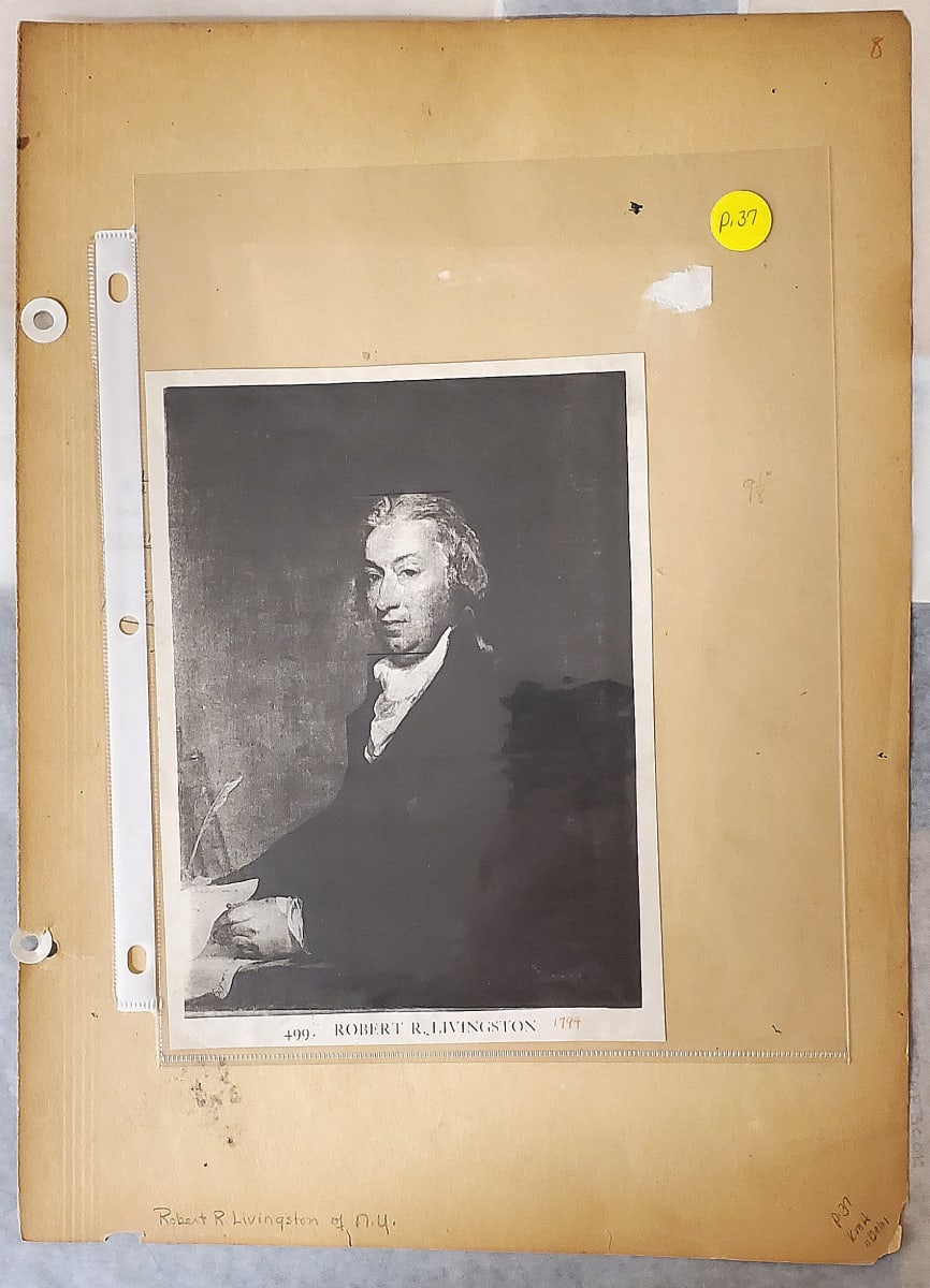 P. 37 Robert R. Livingston of NY by Barry Faulkner 