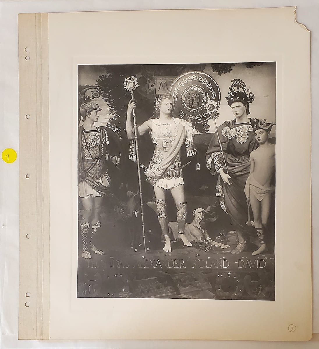 Mural, for E. Harriman, "Famous Men" by Barry Faulkner 