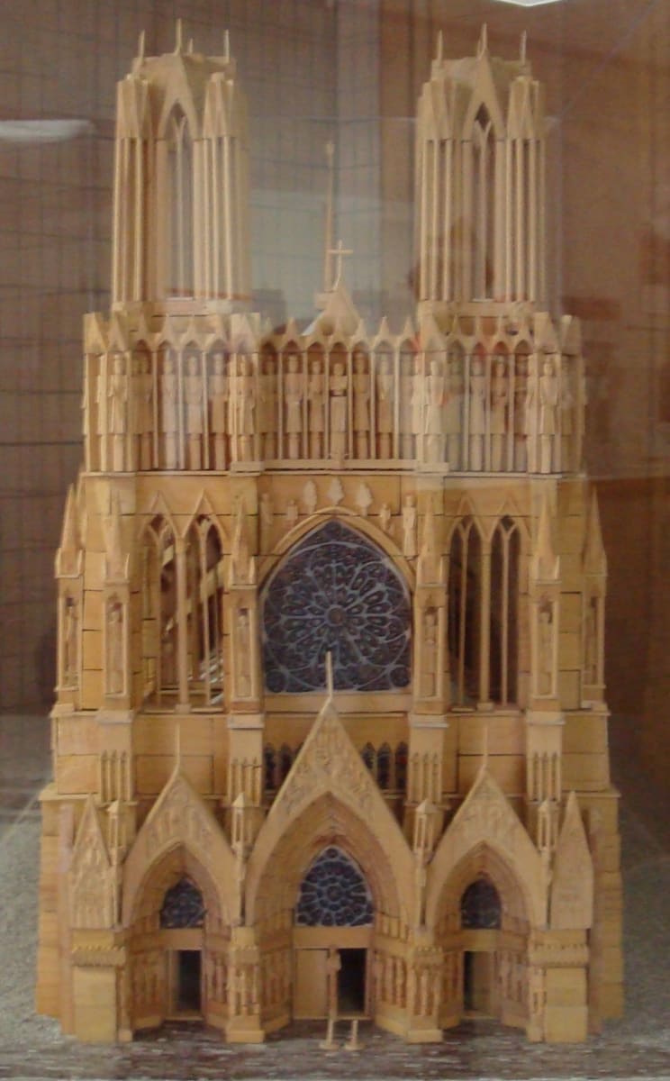 Rheims Cathedral by Robert E. Wellwood 