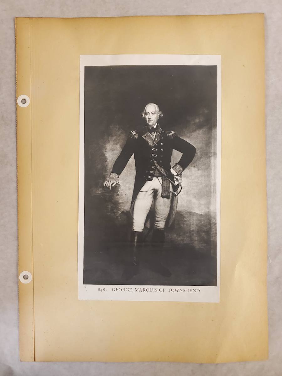George, Marquis of Townshend by Barry Faulkner 