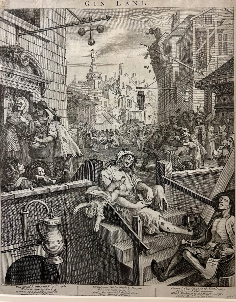 Gin Lane by William Hogarth 