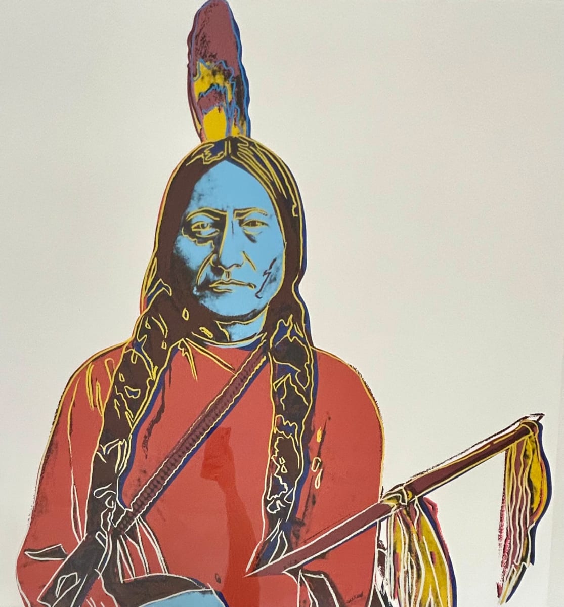 Sitting Bull, from the Cowboys and Indians series by Andy Warhol 