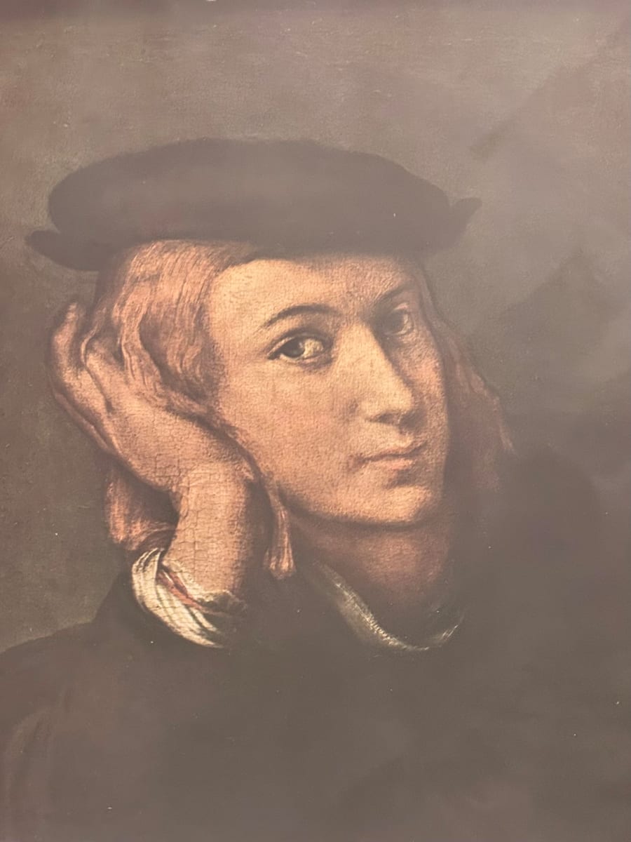 Portrait of a Young Man by Raphael Sanzio Copy by Unknown 