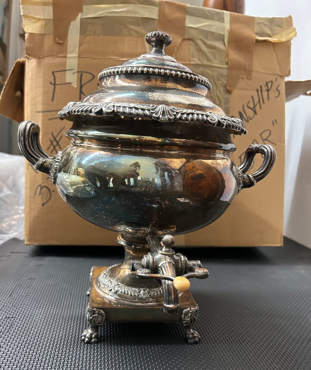 Silver Tea Urn by Unknown 