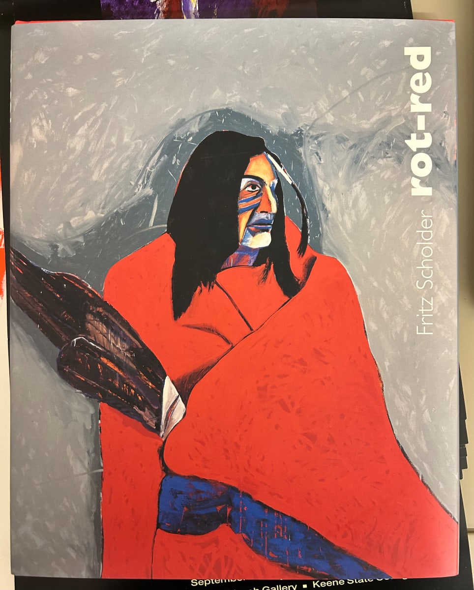 rot-red by Fritz Scholder 