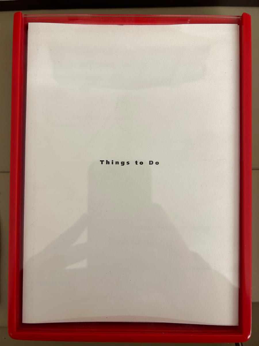 Things to Do by Fritz Scholder 
